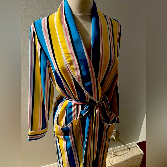 Natori II Intimates Striped Robe in size SP new - Picture 5 of 10